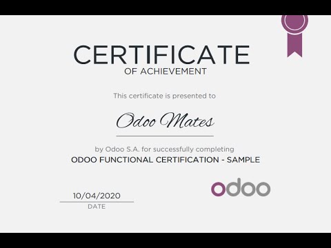 Odoo-v15 1 Odoo-v15 certification exam