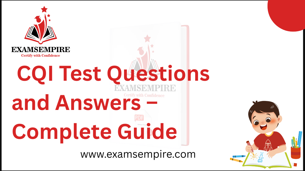 Image for CQI Test Questions and Answers - Complete Guide
